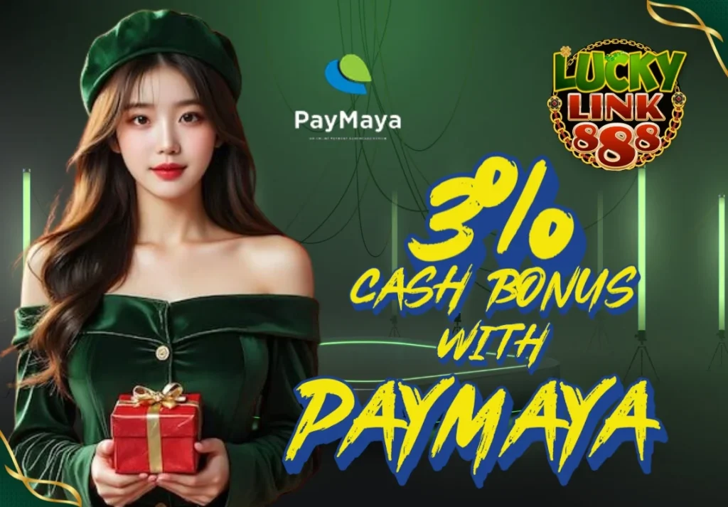 Welcome Bonus: PayMaya Cash In 3% Bonus